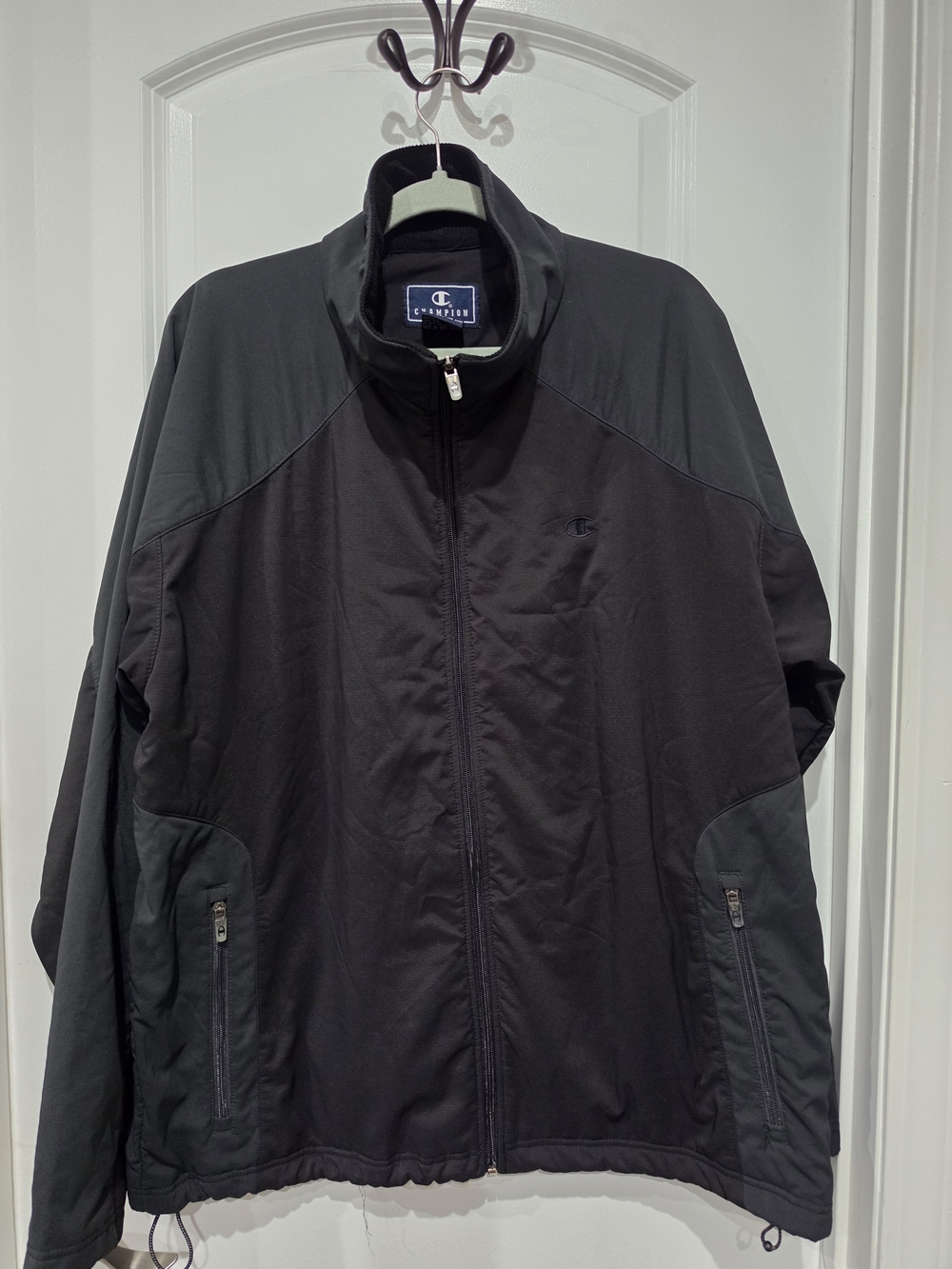 Champion Men's Black Lightweight Full-Zip Jacket